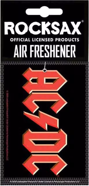 Rocksax AC/DC Logo Air Freshener in Red