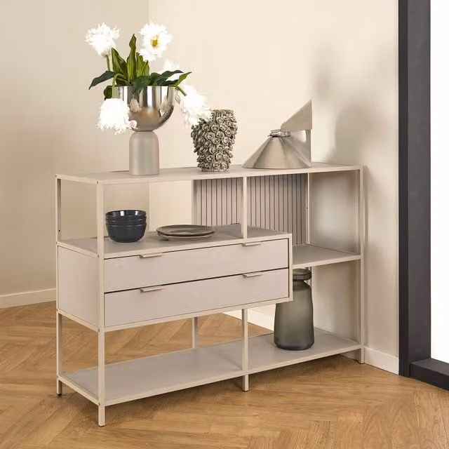 Furniture To Go Seaford Modern Grey Storage Unit