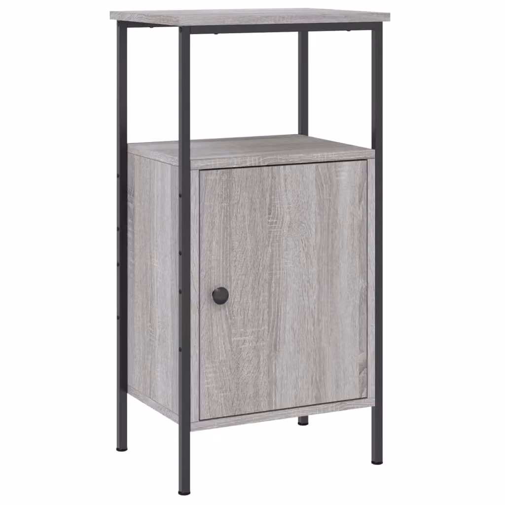 Berkfield Home Grey Sonoma Bedside Cabinet W/D/H: 41 x 31 x 80 cm – 2