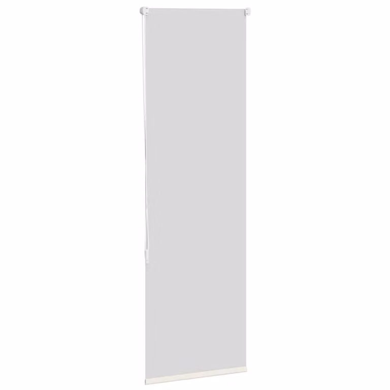Berkfield Home Blackout Roller Blind in Light Grey, Thermal Insulating Polyester Fabric, W: 85 cm, H: 230 cm