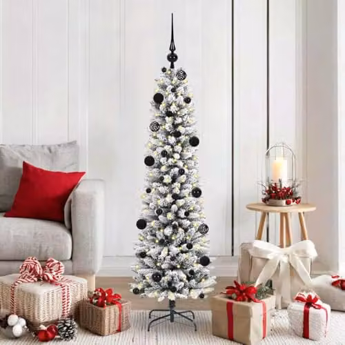 vidaXL Artificial White Christmas Tree, Height: 150 cm – 2