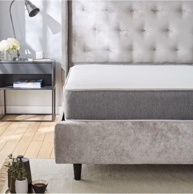 eXtreme Comfort Ltd Next-Gen Hybrid Memory Foam Pocket Spring Mattress in Grey, Small Single – 1
