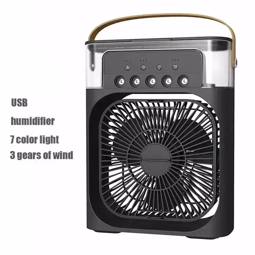 FLAVORA 3-in-1 Monobloc Air Conditioner and Fan, Black, Width: 100 cm – 4