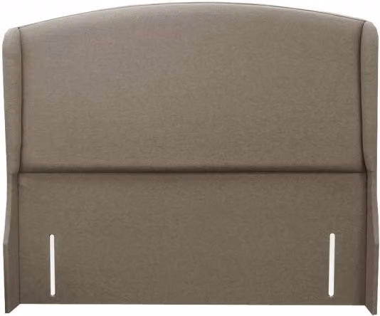 ASC Duke Grand Lux Fabric Floor Standing Headboard in Grey, Super King Size