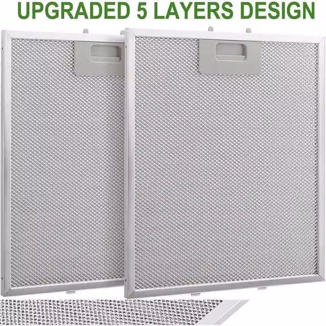 PAWNORA 2x Universal Cooker Hood Extractor in Silver