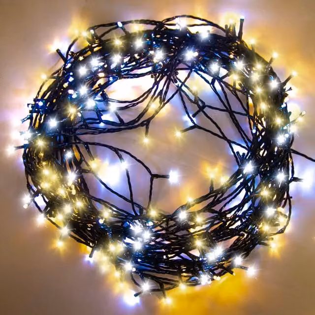 Shatchi 2000 LED Christmas Tree Fairy String Lights, 200m, Yellow – 1