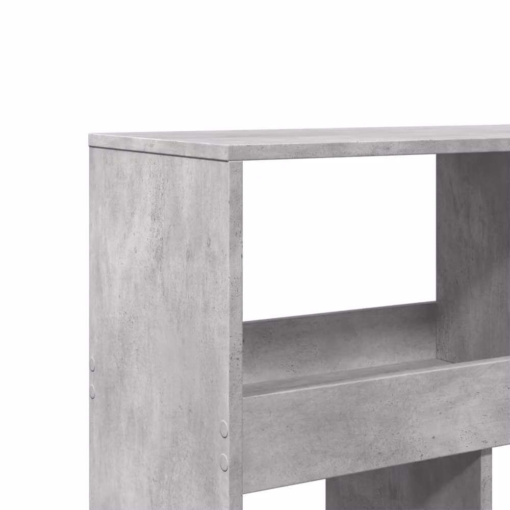 Berkfield Home Concrete Grey Room Divider, W: 100 cm, D: 33 cm, H: 187.5 cm – 4
