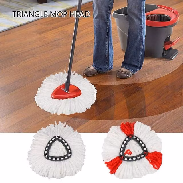 EONLION 5-Piece White Replacement Mop Heads, Width: 100 cm