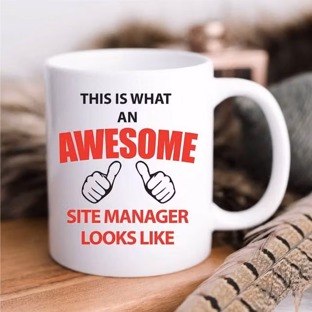 60 Second Makeover Limited This Is What An Awesome Site Manager Looks Like Mug in White – 1