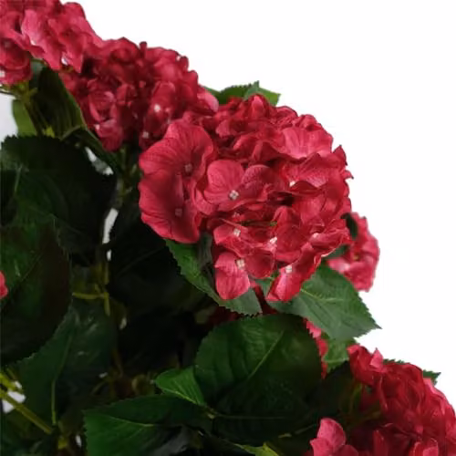 Leaf Design UK Pink Artificial Hydrangea Tabletop Blossom Tree H: 70 cm, W: 50 cm, D: 50 cm – 3