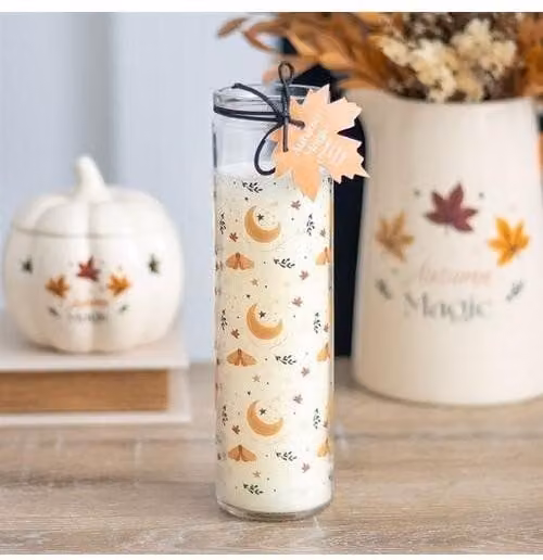 KDMD Autumn Magic Pumpkin Spice Tube Candle in White – 1
