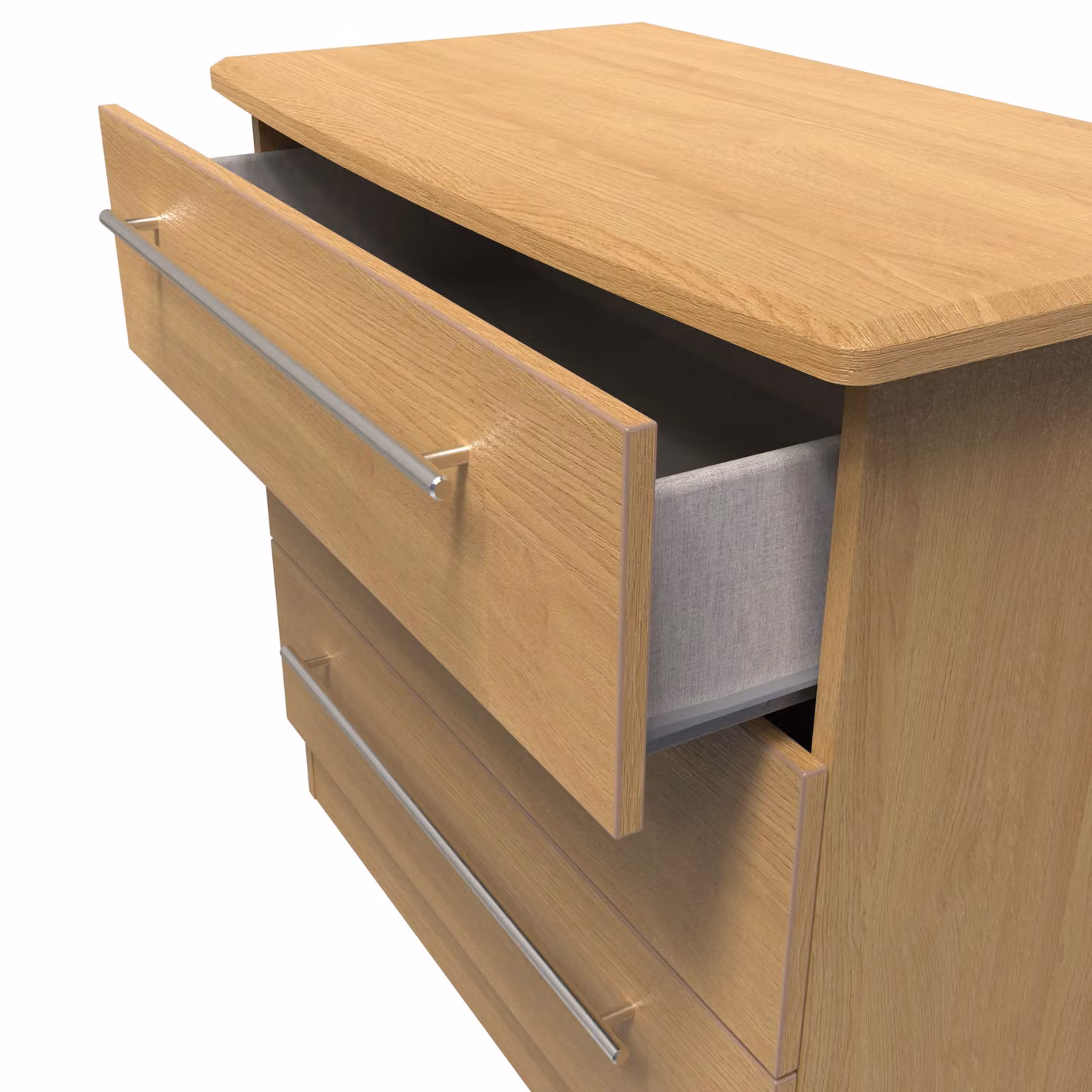 2 U Carlton 3 Drawer Chest in Brown – 3