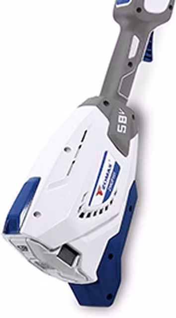 Zomax 58V Battery Powered Reciprocating Pole Hedge Trimmer, White, 25 cm