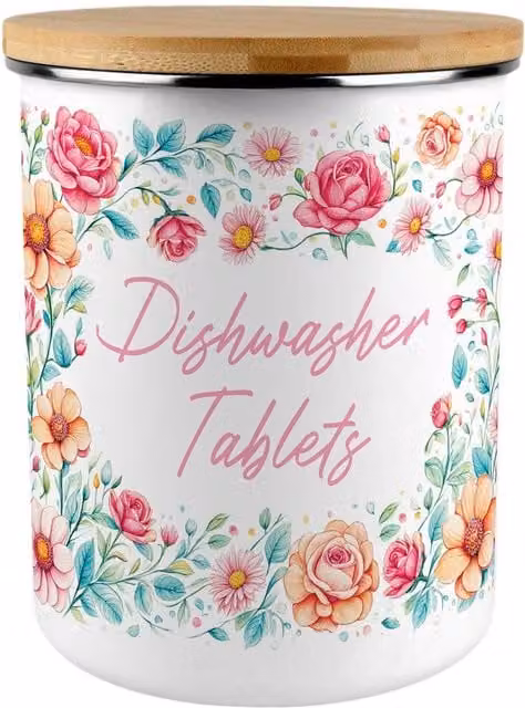 Purely Home Pink and White Floral Ceramic Screw Product