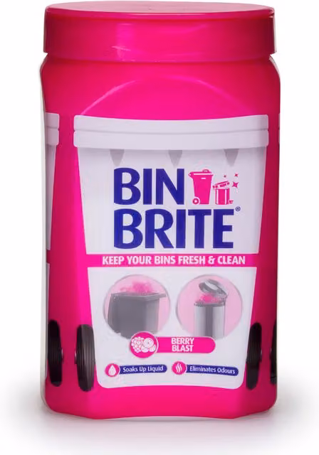 Bin Brite Odour Powder Berry Blast, 500 g, Pink