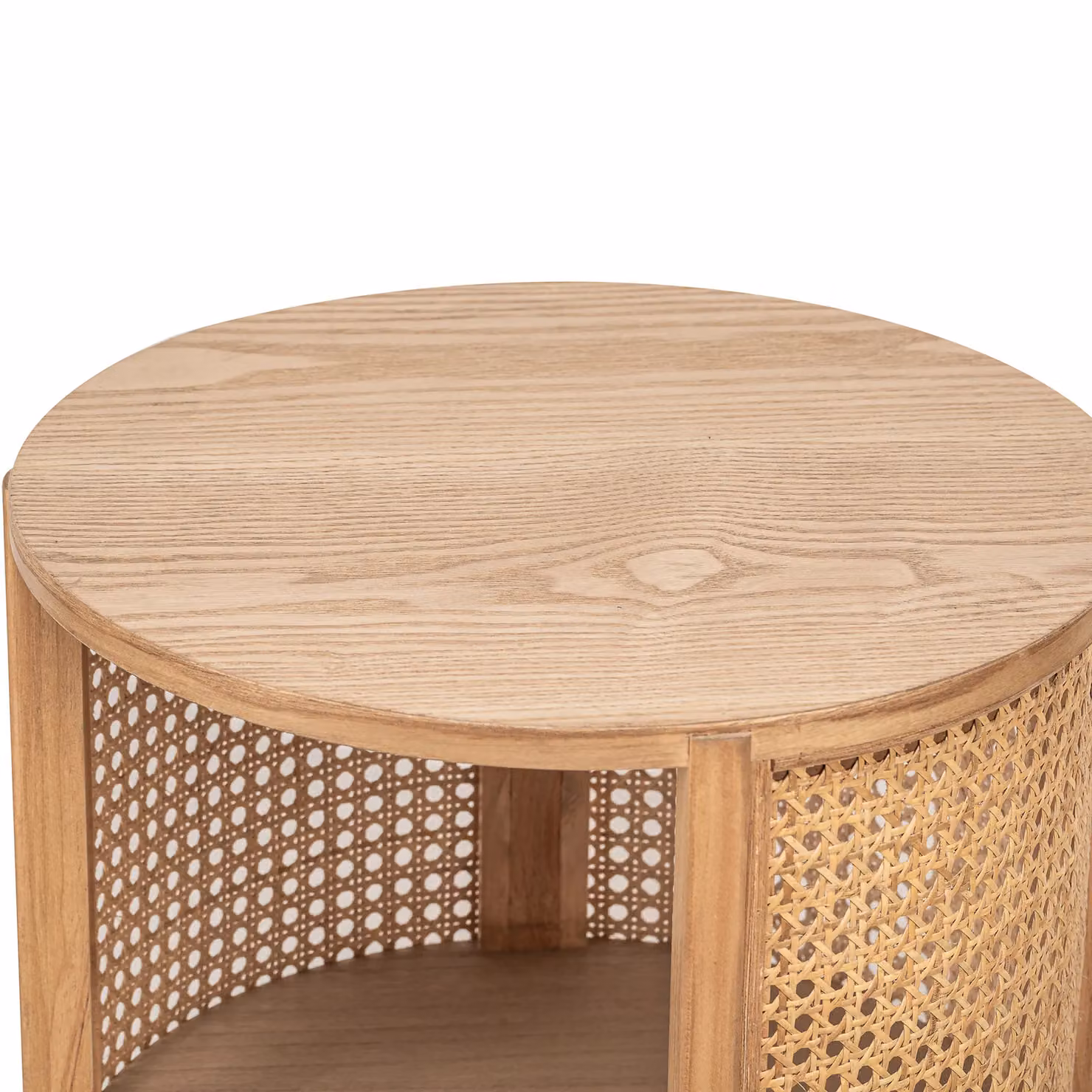 Nordlys Scandinavian Beech Wood Bedside Table in Dark Brown – 2