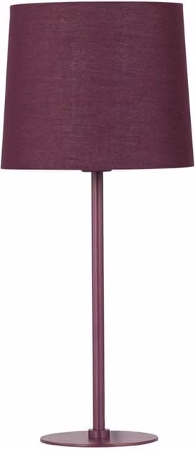 First Choice Lighting Red Table Lamp with Fabric Shade, Height: 40 cm – 1