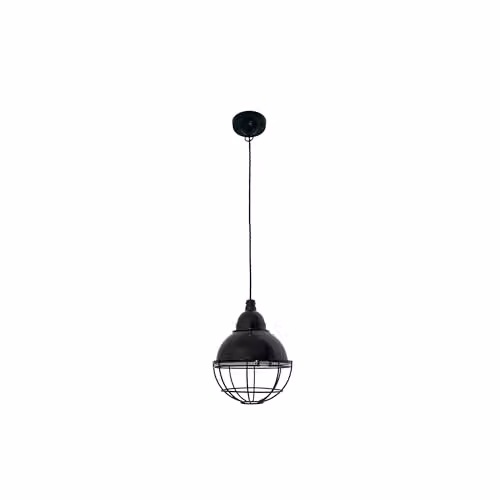 Netlighting Claire Dome Metal Pendant Light, Black, E27