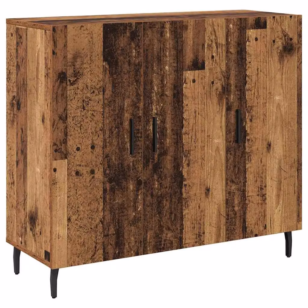 Berkfield Home Modern Brown Sideboard with Storage Door, W: 90 cm, D: 34 cm, H: 80 cm – 2