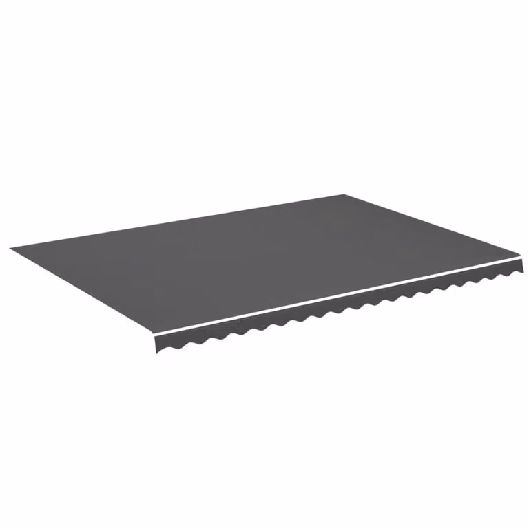 Berkfield Home Replacement Awning Fabric in Anthracite, 5 x 3.5 m