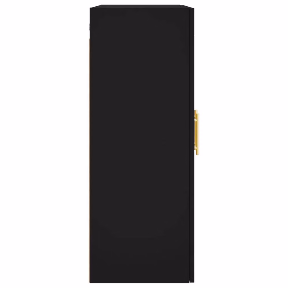 Berkfield Home Wall Mounted Cabinet in Black with Glass Doors, W/D/H: 69.5 x 34 x 90 cm – 6