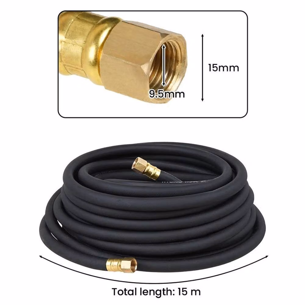Nordara High Pressure Air Compressor Hose Kit in Black, Length: 10000 mm, Diameter: 520 mm – 2