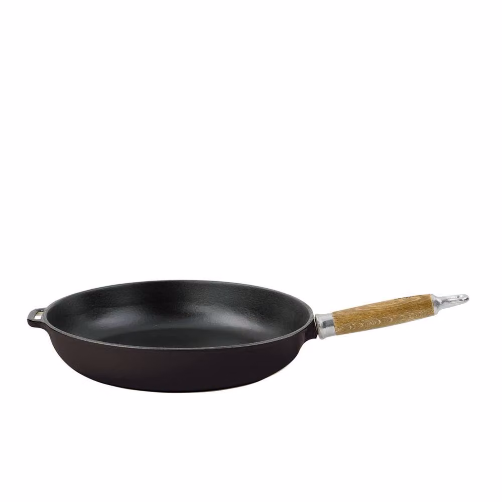 Chasseur Matt Black Enamelled Cast Iron Frying Pan, Diameter: 28 cm – 2