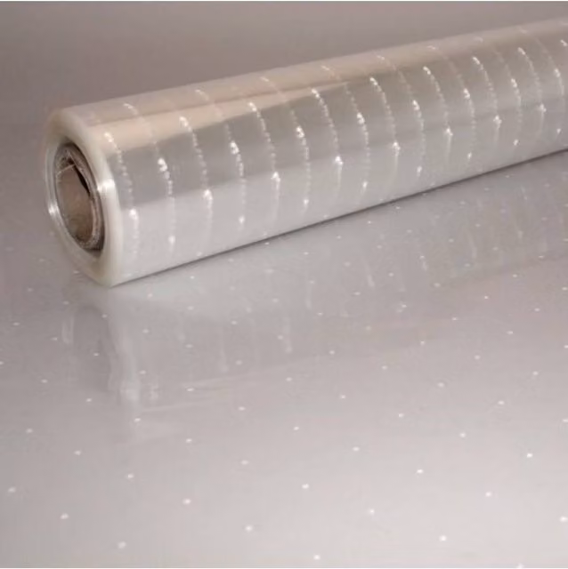 KDMD White Dotted Geometric Plastic Film Party Decoration