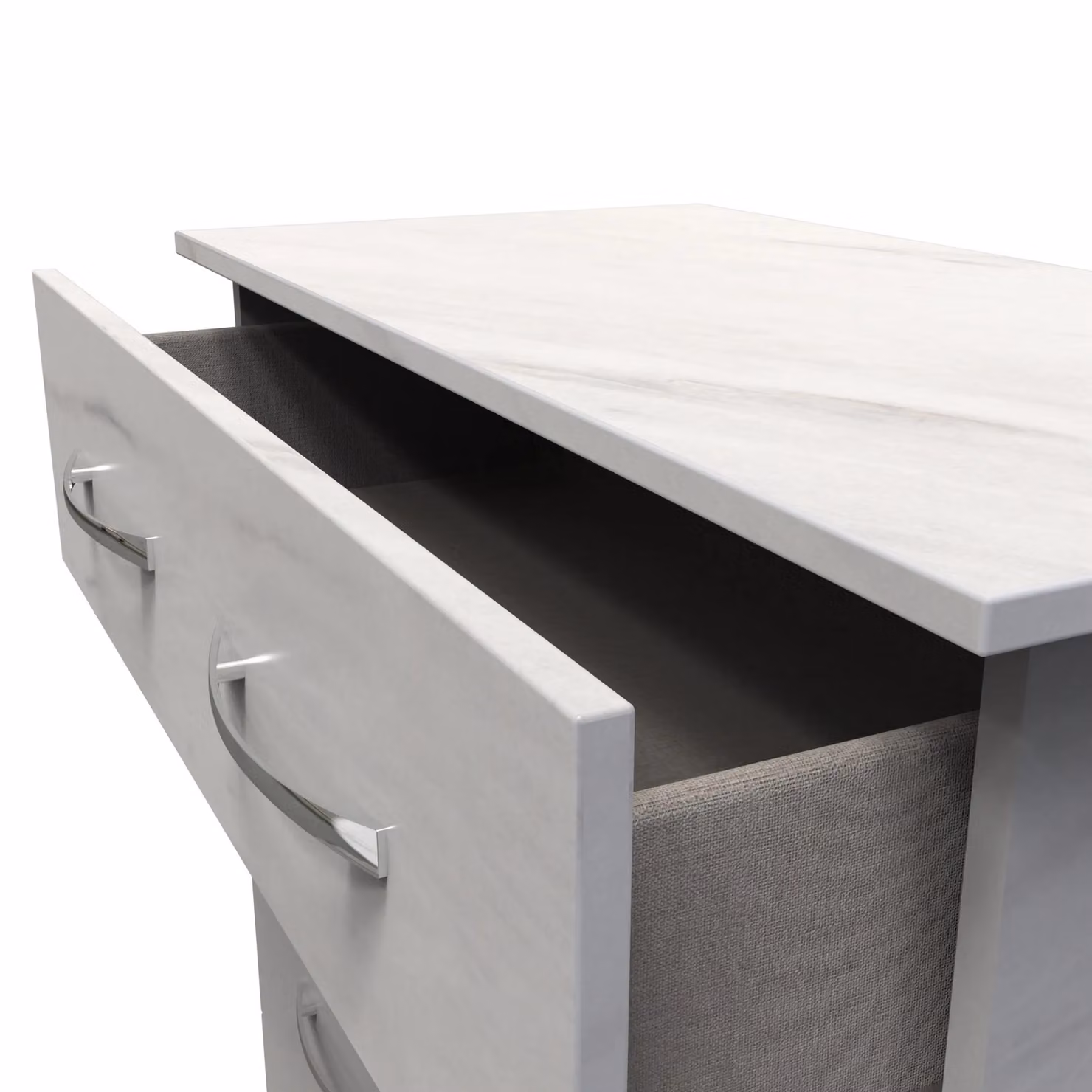 Ready Assembled 2 U Hampshire 4 Drawer Chest in White – 3