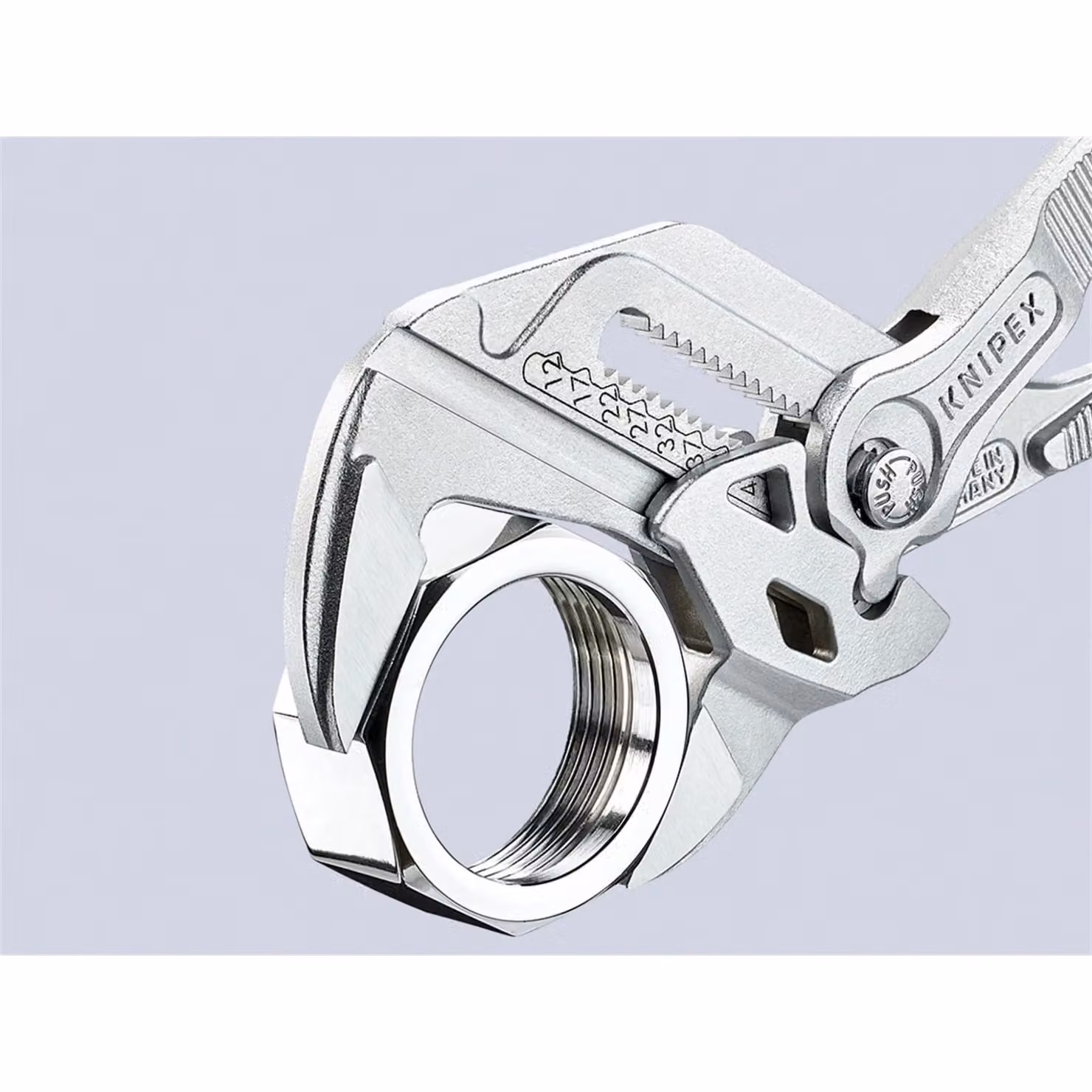 Knipex 86 03 Series Pliers Wrench in Silver and Multicolour