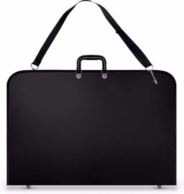 Kelvenix Large A2 Artwork and Painting Picture Folder Bag in Black