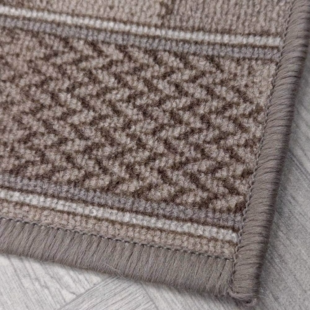 runrug Tribe Beige Abstract Hallway Runner Rug, Non-Slip and Hardwearing, W: 100 cm x L: 210 cm – 3