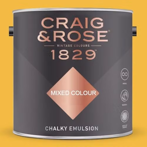 Craig & Rose 1829 Chalky Emulsion Paint Stop in Lamplighter, 2.5 l