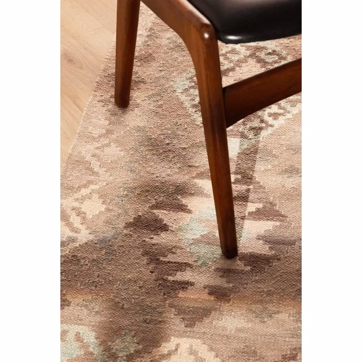 THE RUGS Kamal Afghan Kelim Rug, Handwoven Wool and Cotton Reversible Flat Weave in Beige and Multicolour, W: 200 cm, D: 290 cm – 3