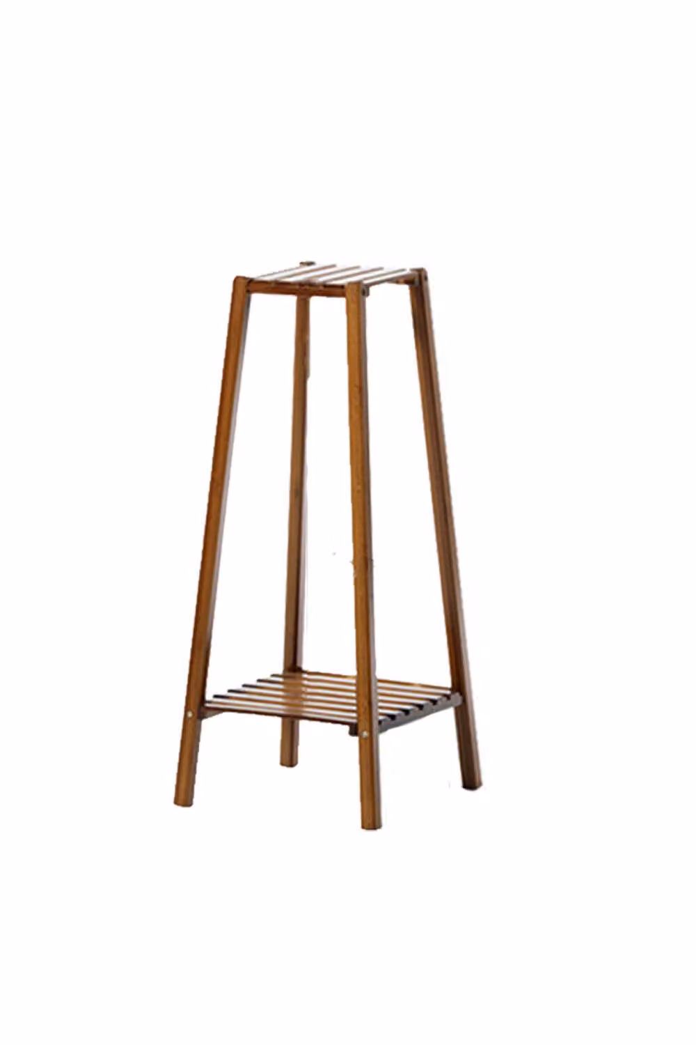 Garden Sanctuary Vintage Tiered Indoor Plant Stand, Solid Wood Display Shelf in Brown – 2