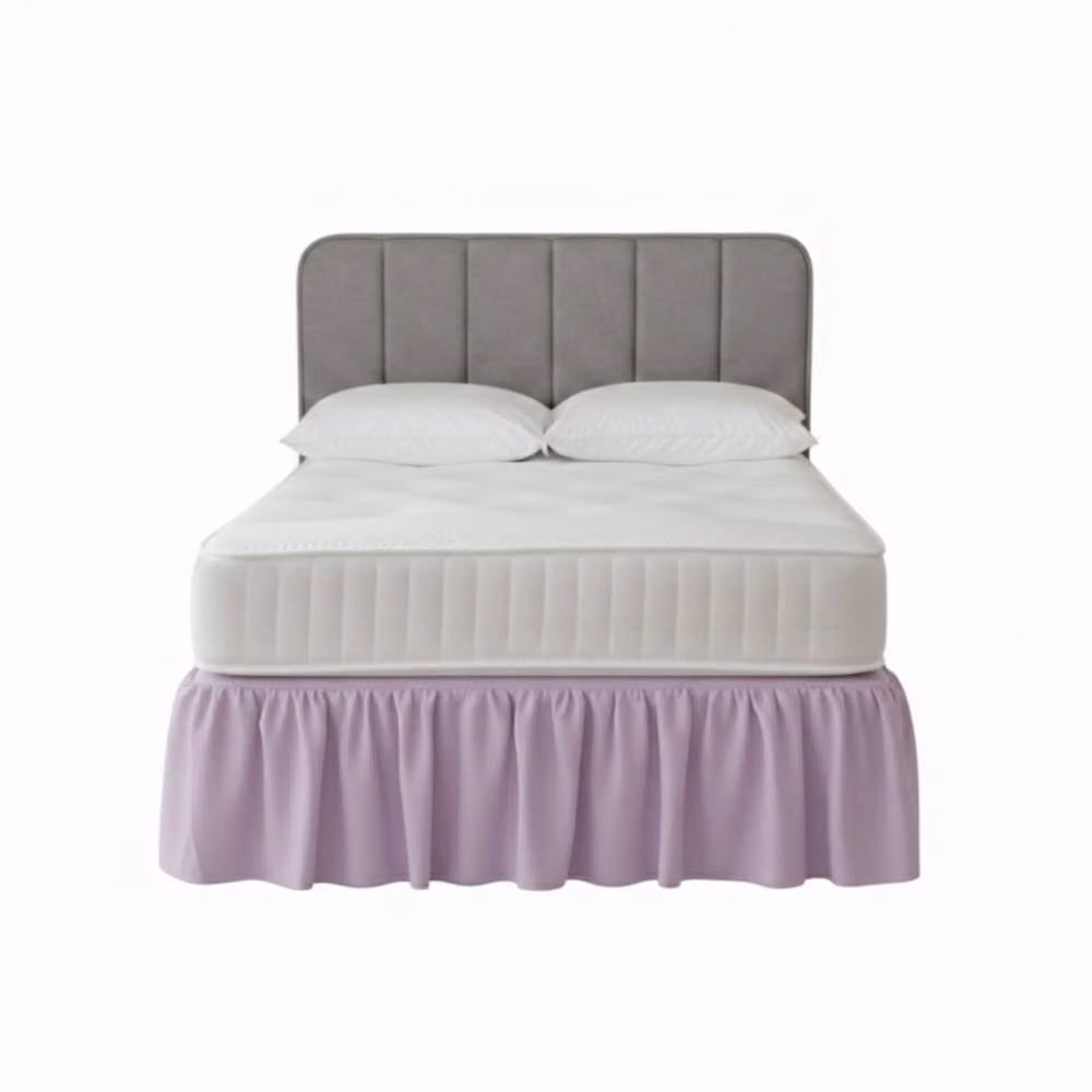 Snug City Single Polycotton Divan Bed Base Valance Sheet in Purple – 2