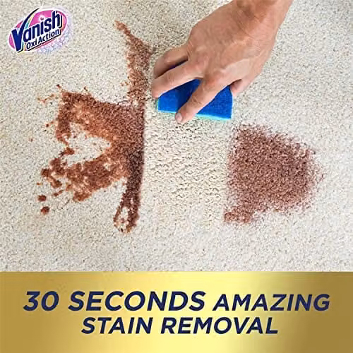 Vanish Pet Expert Oxi Action Stain Remover Spray, 500ml, Pink, Fresh Scent Carpet Cleaner – 4