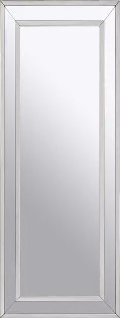 Orsina Yula Rectangular Wall Mirror with Gold and Silver Finish Frame