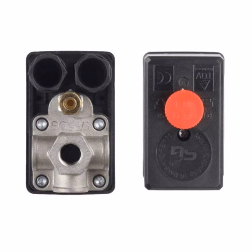 NESTLUNE 240V Air Compressor Pressure Switch Control, Black – 4