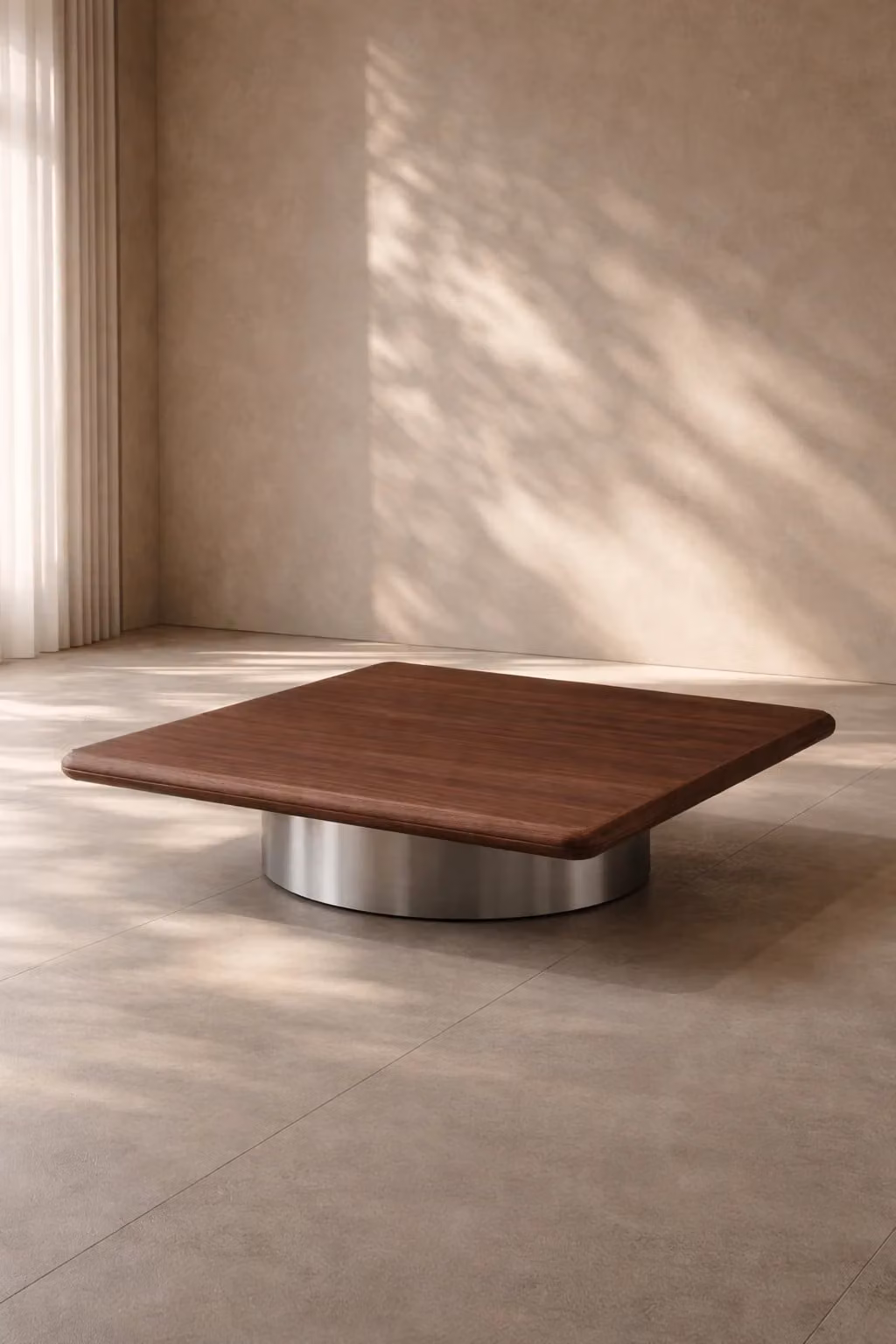Tommy Franks Lakeside I Coffee Table in Walnut and Grey