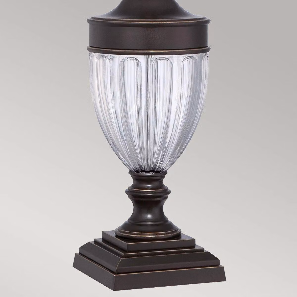 Netlighting Dennison Palladian Bronze 1 Light Table Lamp in Brown with E27 Socket – 2