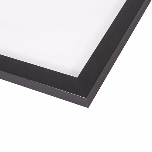 Happy Homewares Modern Black Rectangular A3 Plastic Frame for Wall Hanging W: 30 cm, H: 42 cm – 5