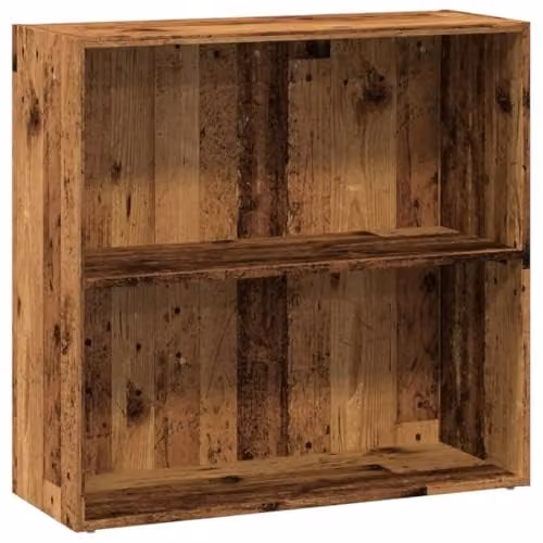 vidaXL Rustic Old Wood Bookcase in Brown, W/D/H: 80 x 30 x 77 cm – 1
