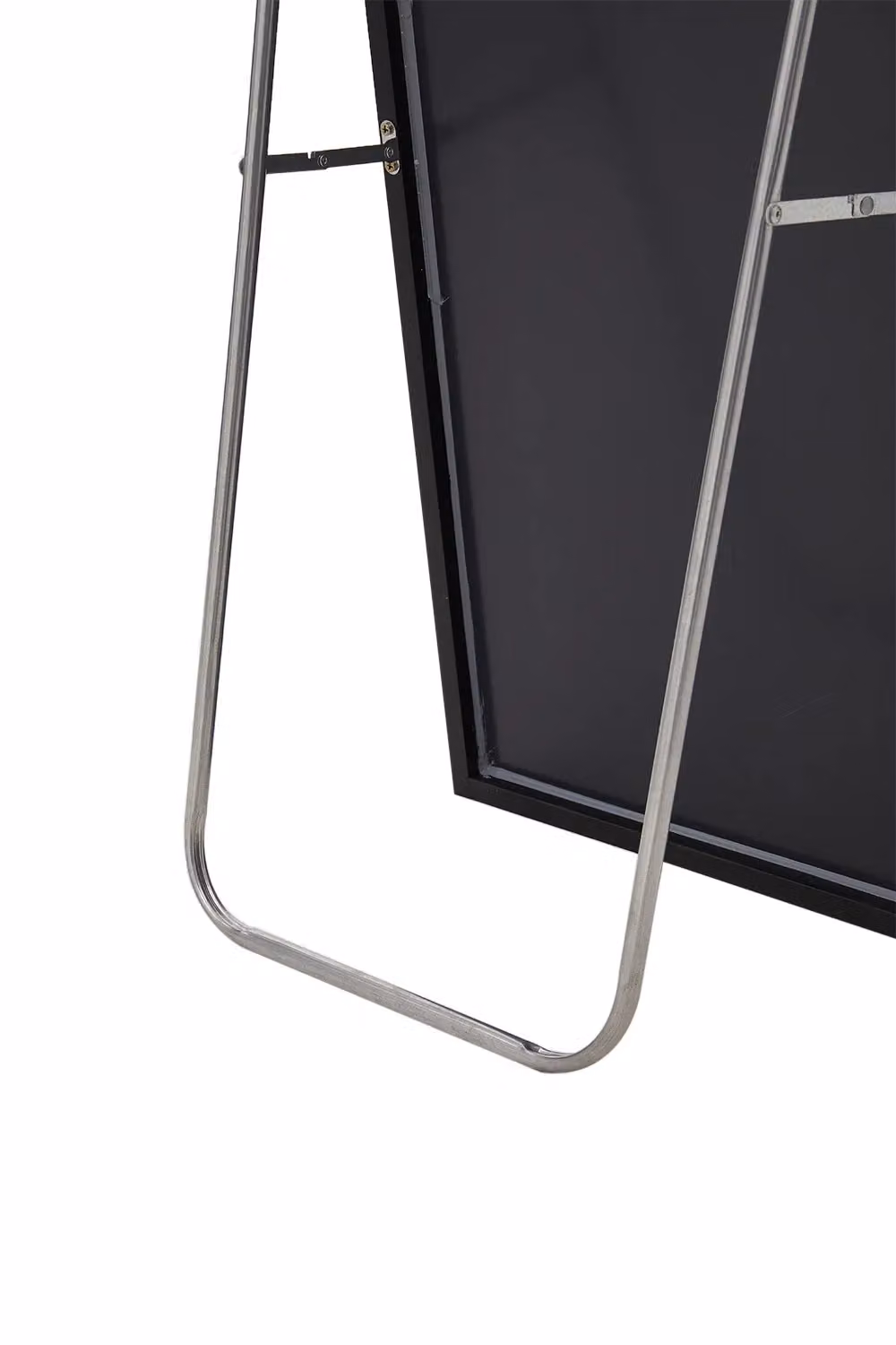 Living and Home Slim Design Metal Frame Full Length Mirror in Black, W/H: 40 x 150 cm – 5