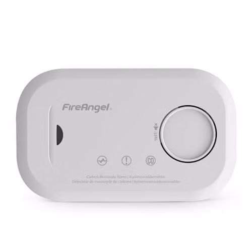 FireAngel White Carbon Monoxide Alarm with Replaceable Battery – 1