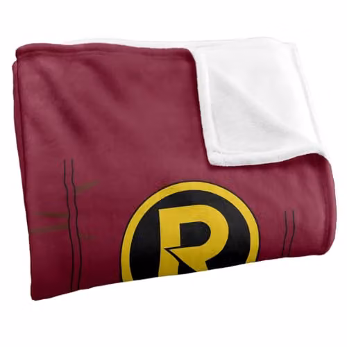 LOGOVISION Batman and Robin Uniform Super Soft Fleece Throw Blanket, Multicolour, W: 91.44 cm x L: 147 cm – 2