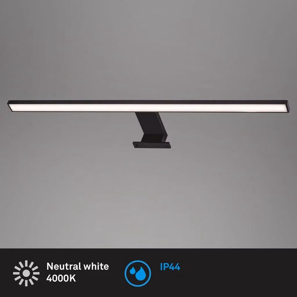 Briloner Black 8W LED Mirror Light for Bathroom – 3