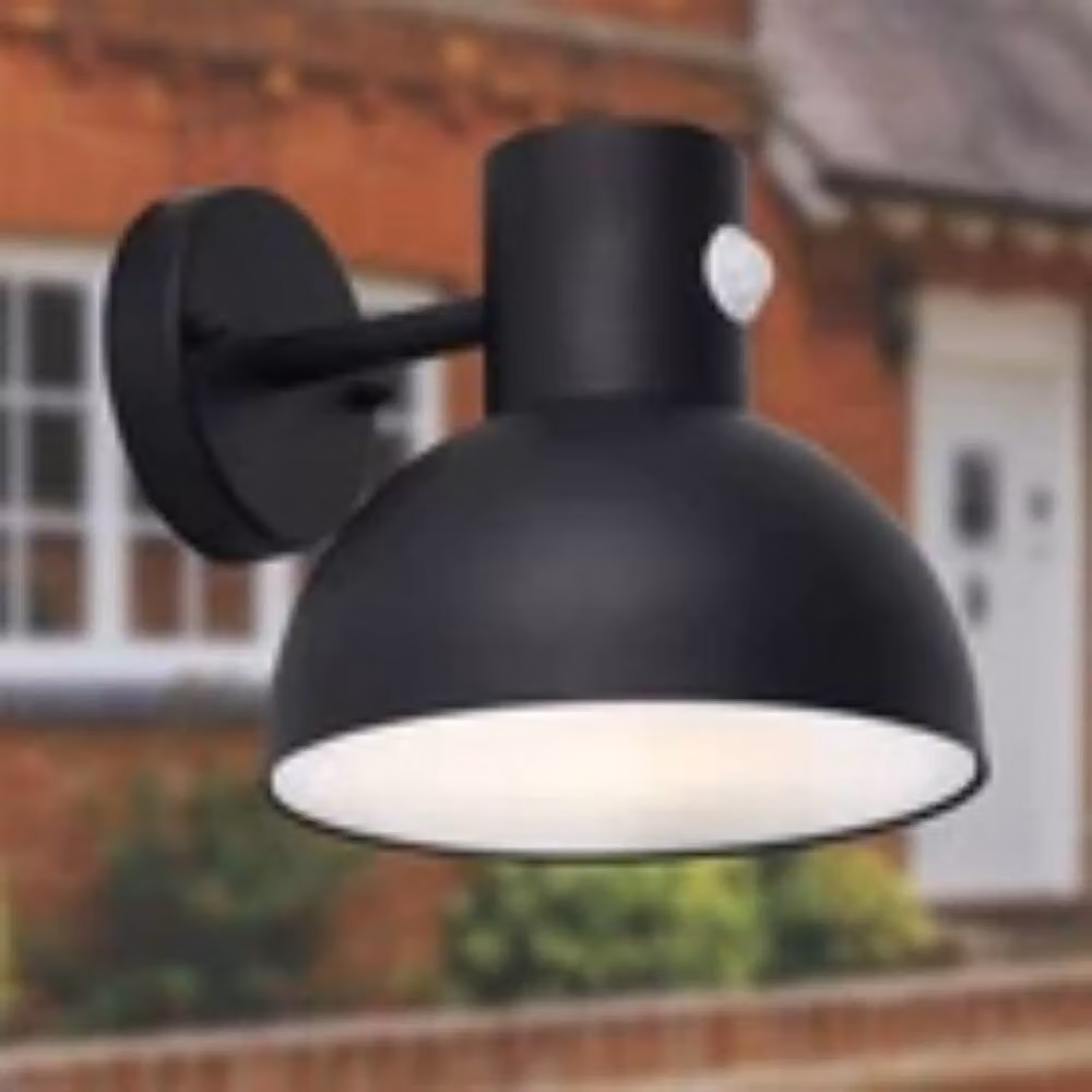 Havendro Modern LED Outdoor Wall Light with Motion Sensor in Black – 2
