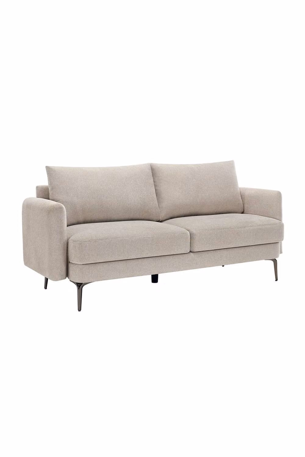More4Homes Sofia 3 Seater Fabric Sofa in Beige – 2