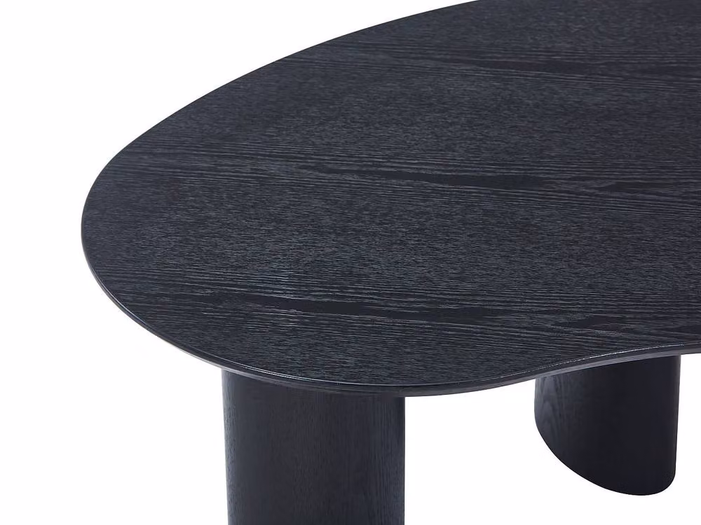 CALYNOR Ash Veneer Coffee Table in Black, W/D/H: 70 x 50 x 40 cm – 3